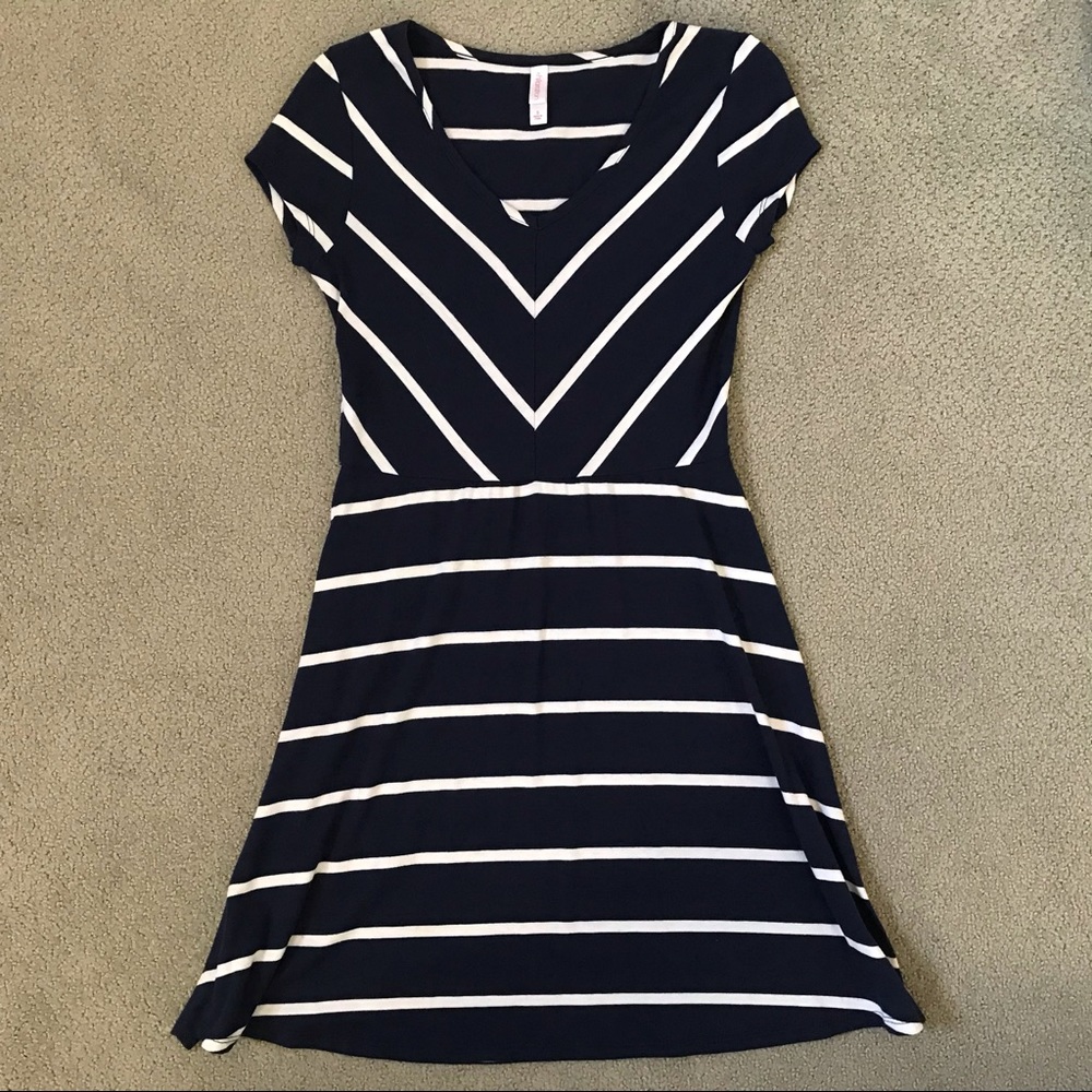 Striped Xhilaration Dress